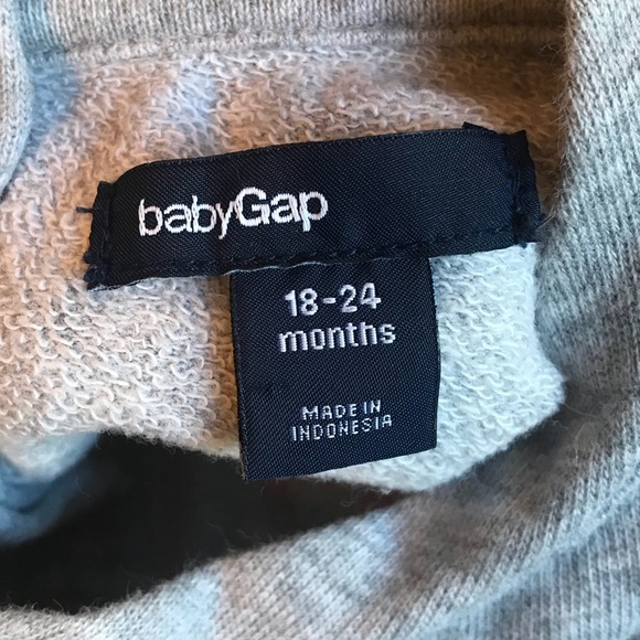 Baby Gap Peplum Sweatshirt And Leggings Set 18-24 - Picture 3 of 7